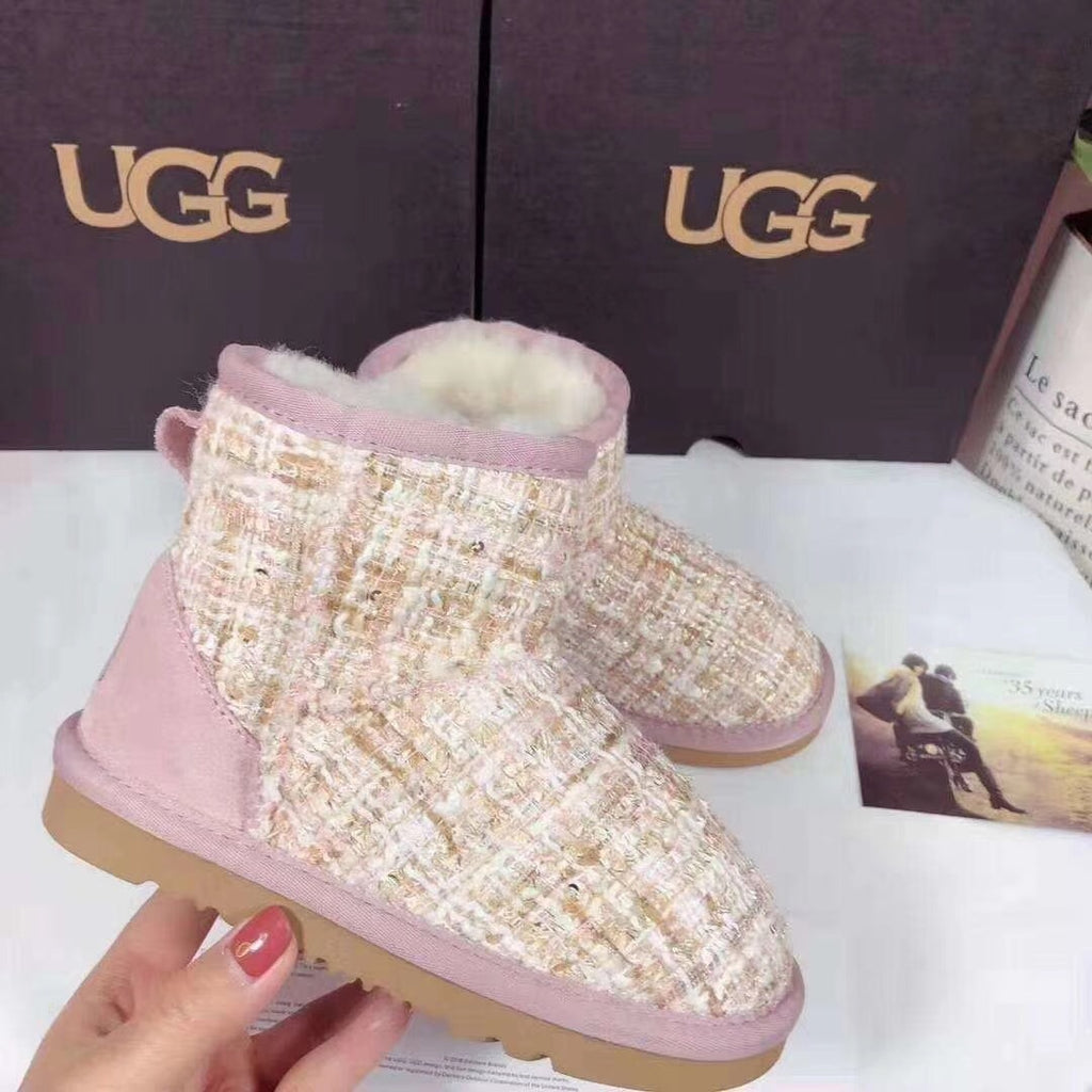 Kids' Chic Pink Snow Boots - Style 5854