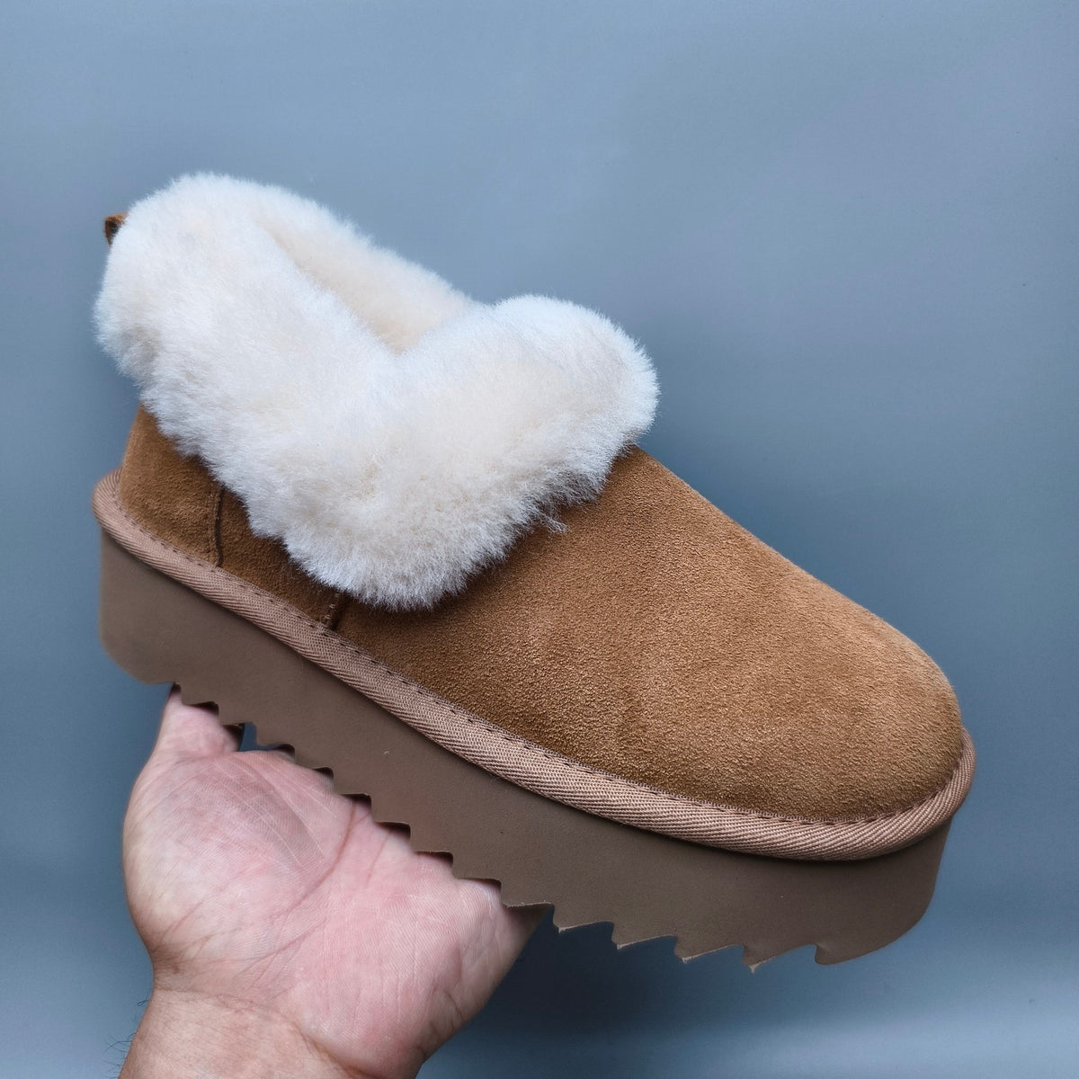 Chestnut Platform Casual Shoes - Style 6733
