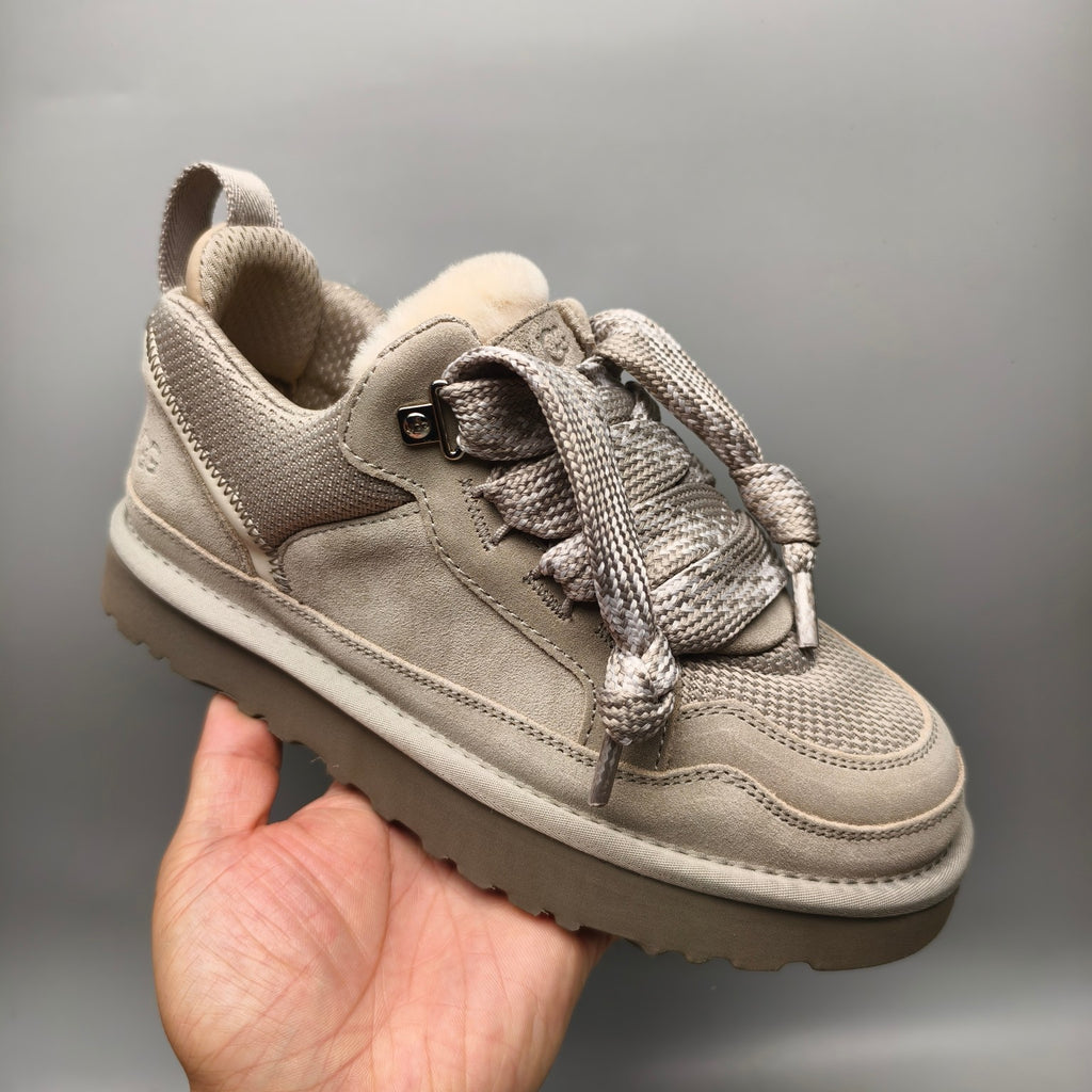 Gray Unisex Mesh Casual Sneakers - Style 4032