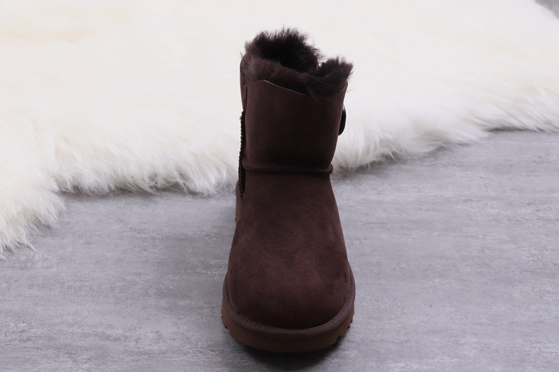 Coffee Brown W Mini Bailey Button II Boots - Style 6422