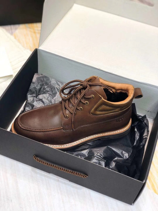 Chocolate Brown Leather Shoes | Upgraded Series