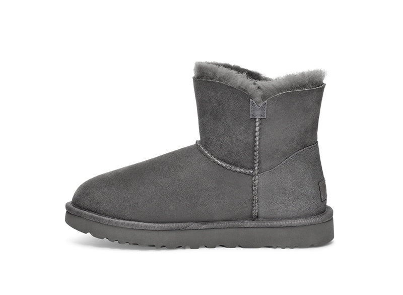 Gray Side-Zip Ankle Boots - Style 2481