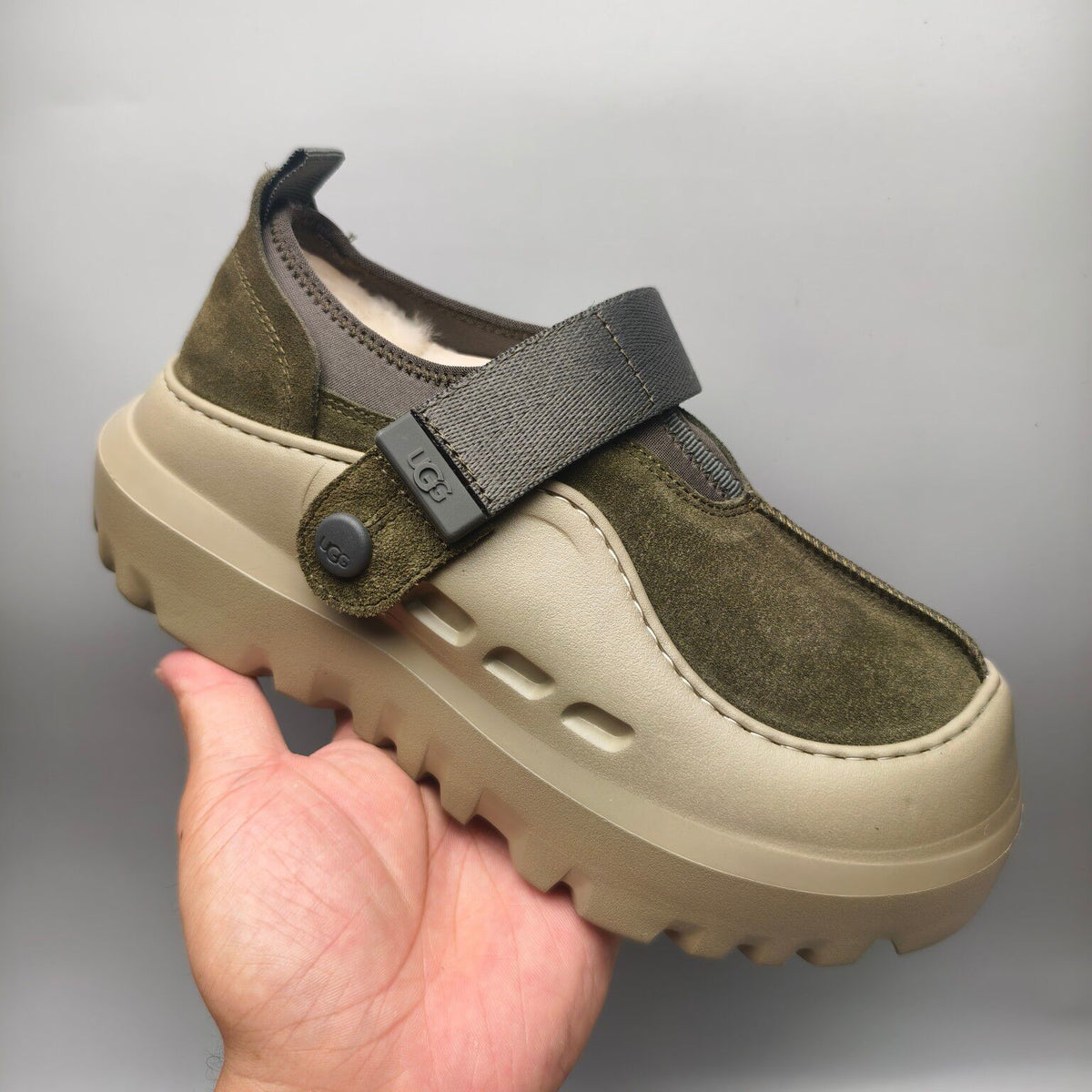 Green Unisex Slip-On Casual Shoes - Style 7550