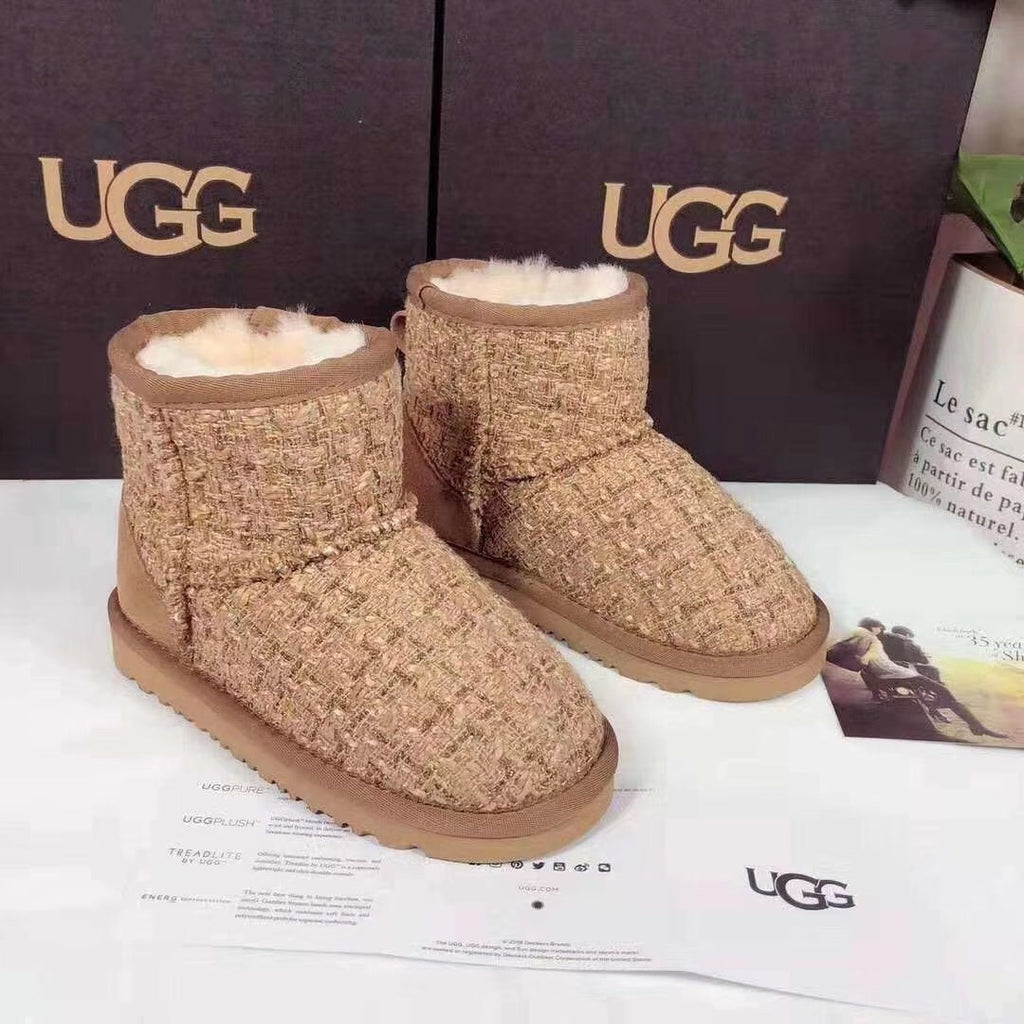 Kids' Chic Chestnut Snow Boots - Style 5854