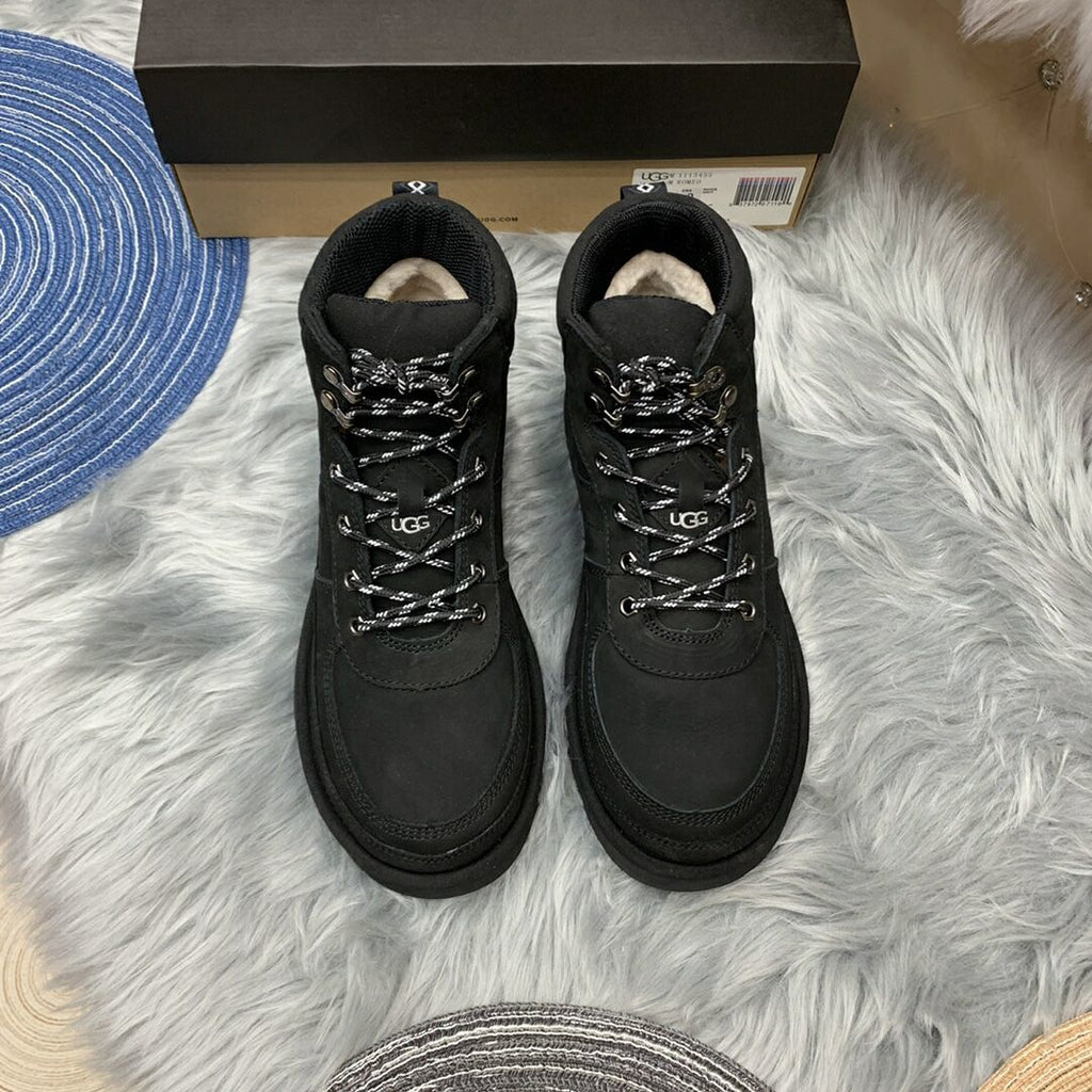 Men's Black Lace-Up Casual Shoes - Style 2991