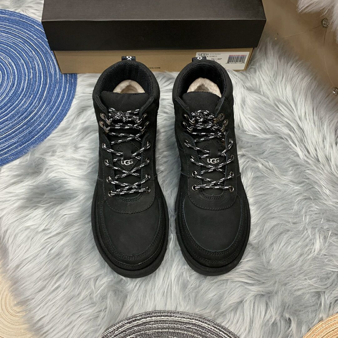 Men's Black Lace-Up Casual Shoes - Style 2991