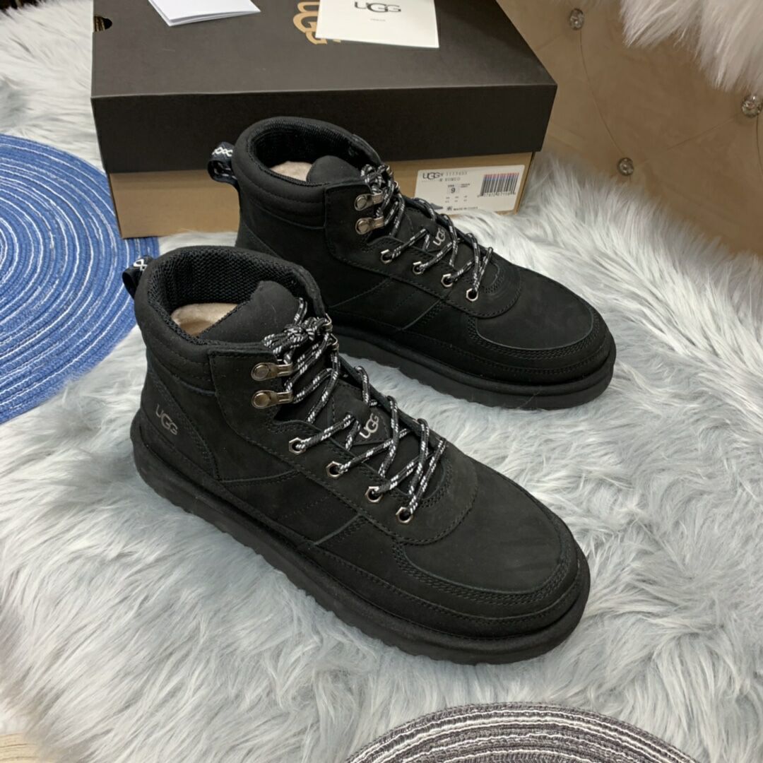 Men's Black Lace-Up Casual Shoes - Style 2991