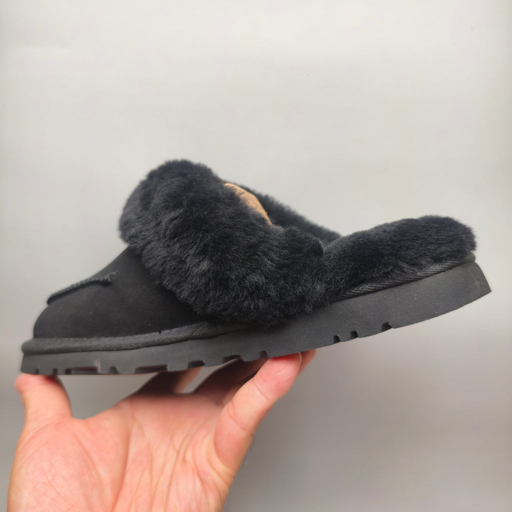 Black Casual House Slippers - Style 4571