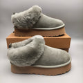 Green Platform Slip-On Shoes - Style 1393