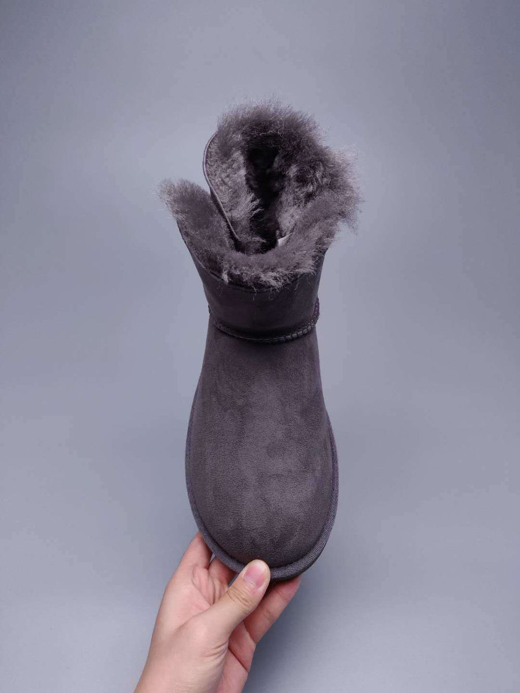 Gray Side-Zip Ankle Boots - Style 2481