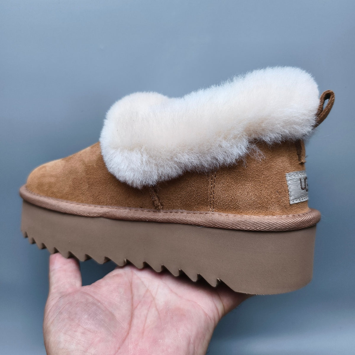 Chestnut Platform Casual Shoes - Style 6733