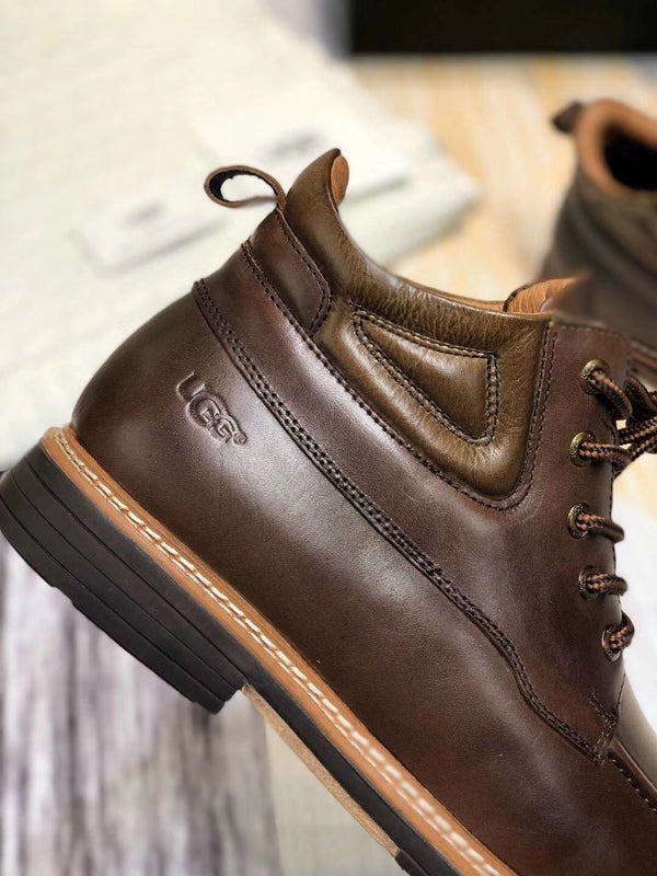 Chocolate Brown Leather Shoes | Upgraded Series