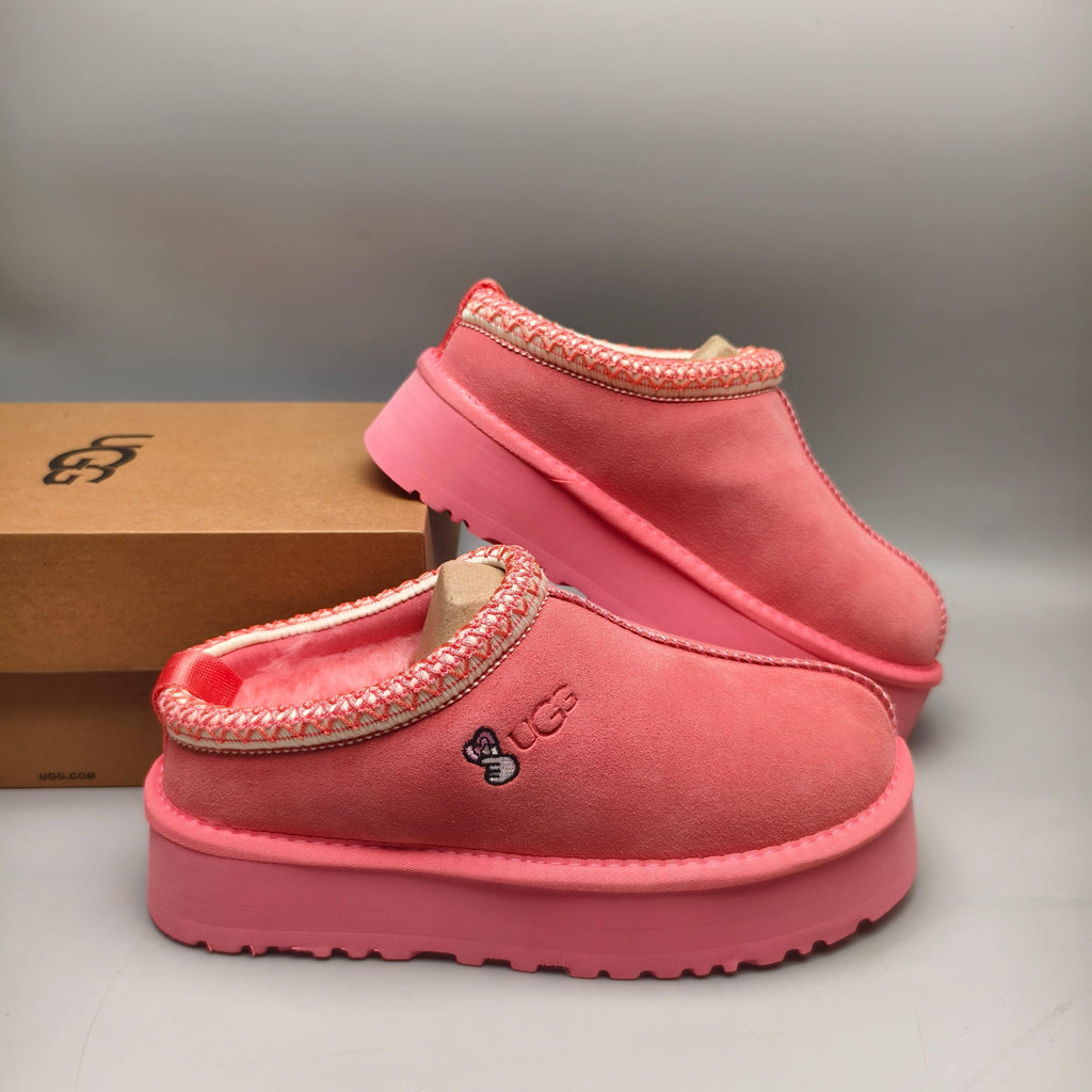 Fuchsia Boho-Inspired Platform Casual Shoes - Style 2553 / 2130