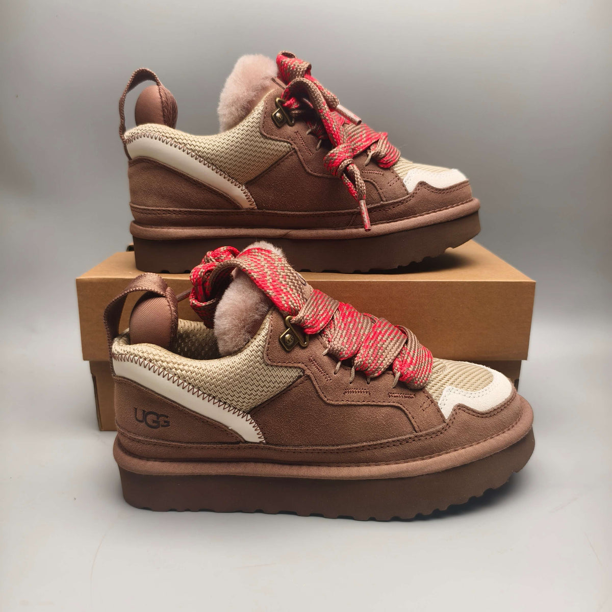 Antelope Brown Unisex Mesh Casual Sneakers - Style 4032