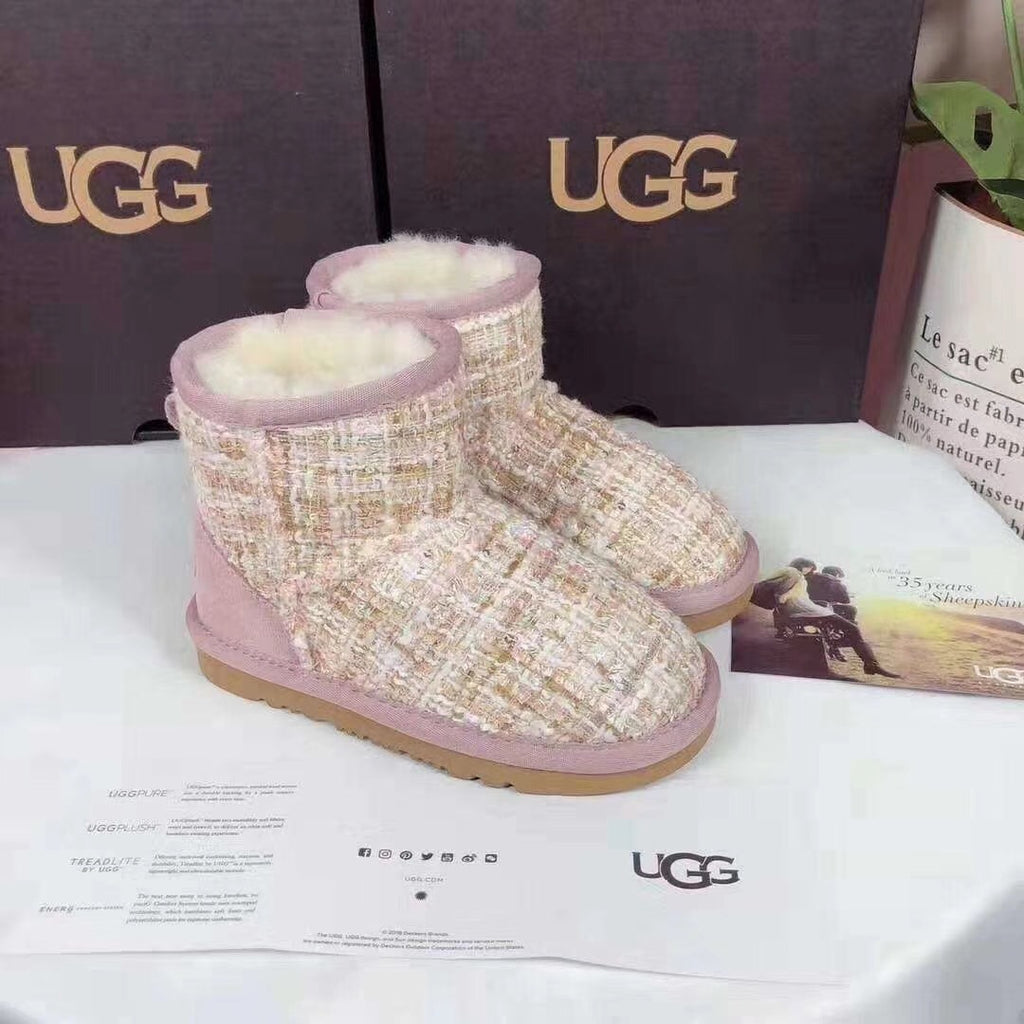 Kids' Chic Pink Snow Boots - Style 5854