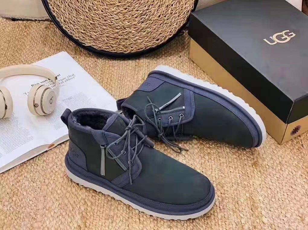 Dark Gray Zip-Up Casual Shoes - Style 3883 Updated Edition