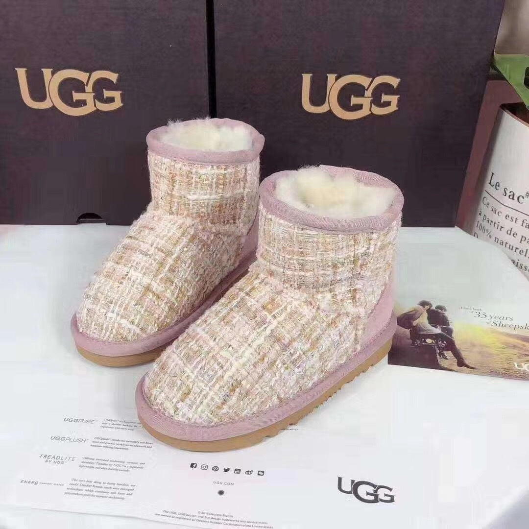 Kids' Chic Pink Snow Boots - Style 5854