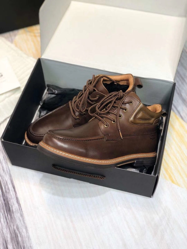 Chocolate Brown Leather Shoes | Upgraded Series