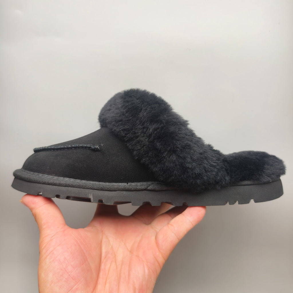 Black Casual House Slippers - Style 4571