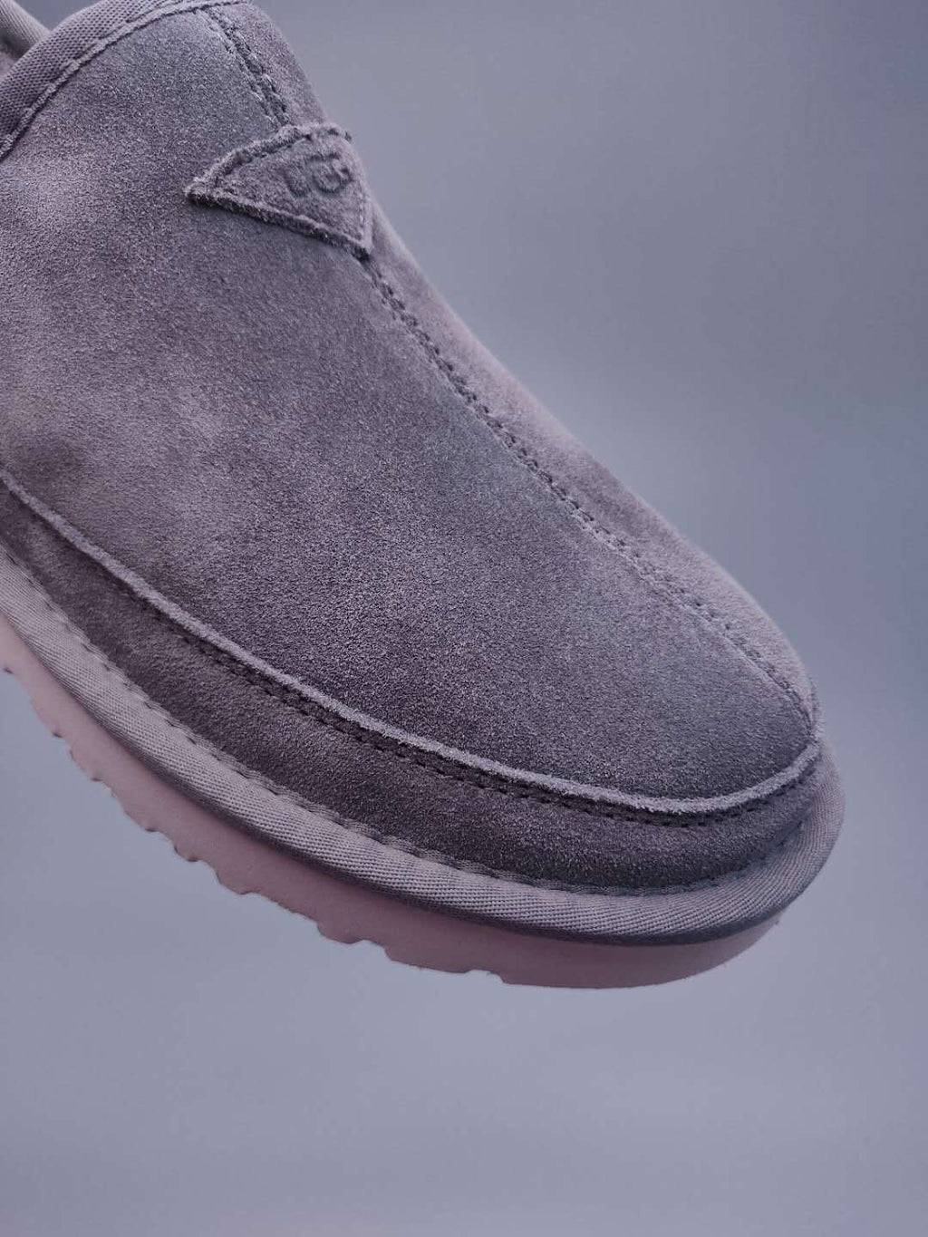 Men's Gray Slip-On Low-Top Casual Shoes - Style 3455