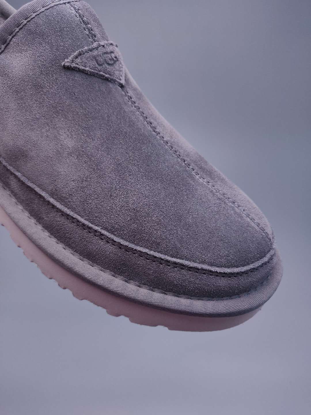 Men's Gray Slip-On Low-Top Casual Shoes - Style 3455