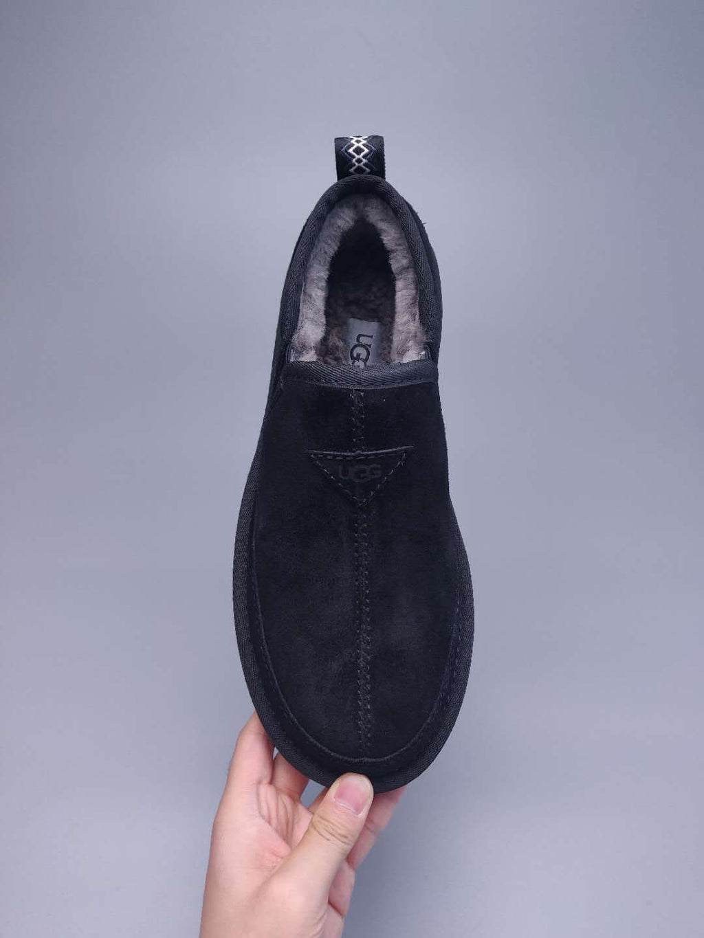 Men's Black Slip-On Low-Top Casual Shoes - Style 3455