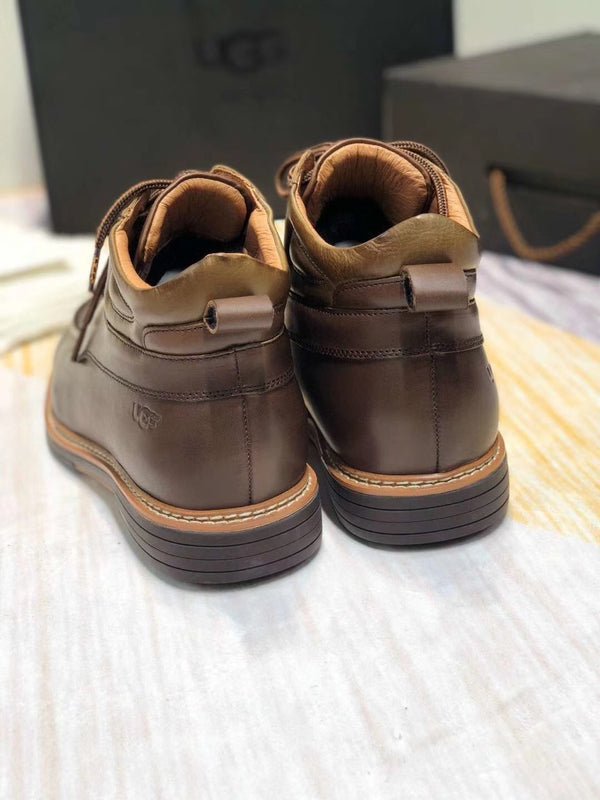 Chocolate Brown Leather Shoes | Upgraded Series