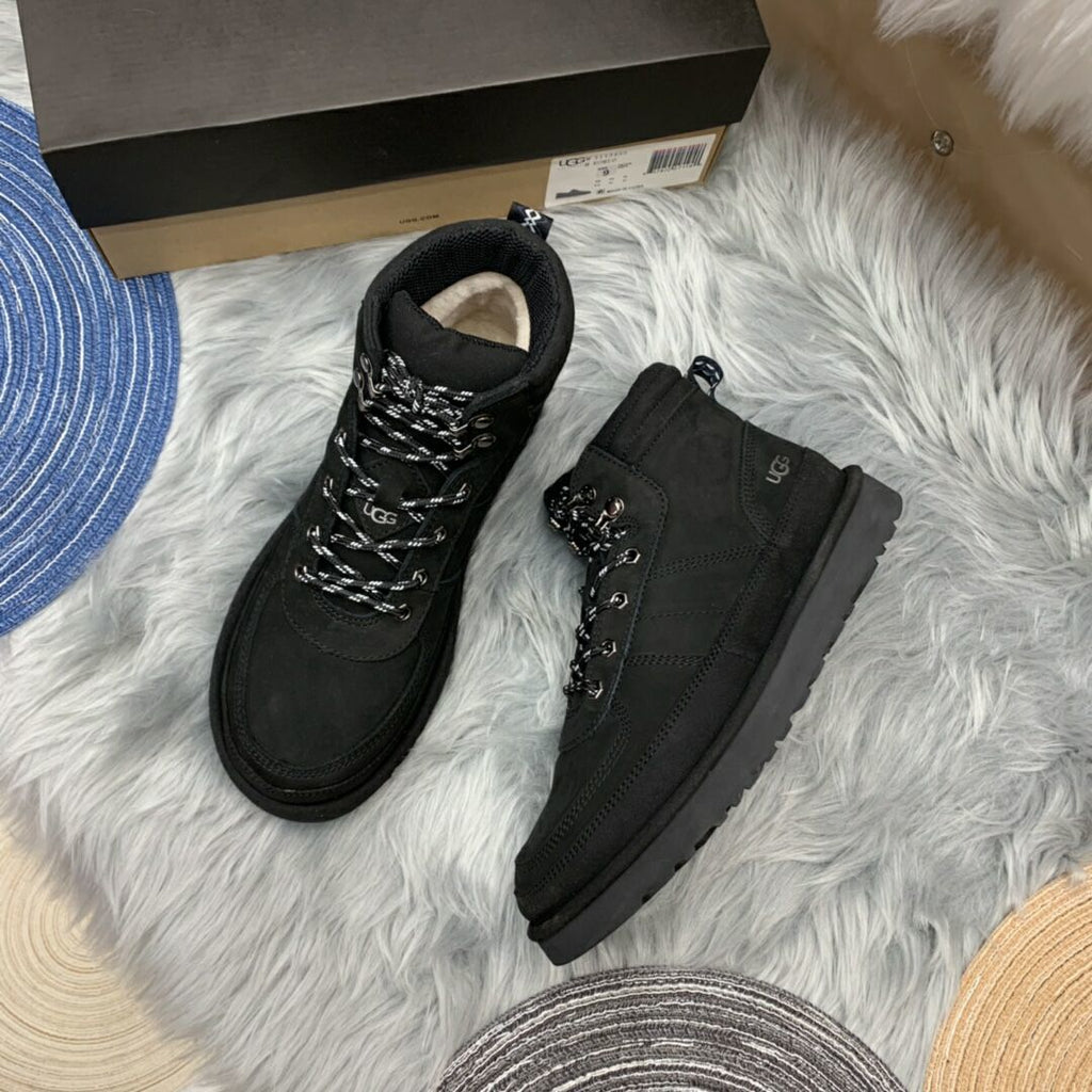 Men's Black Lace-Up Casual Shoes - Style 2991