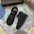 Men's Black Lace-Up Casual Shoes - Style 2991