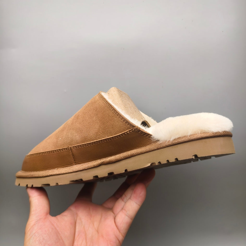 Men's Chestnut Ultralight Fluffy Casual Slippers - Style 4585
