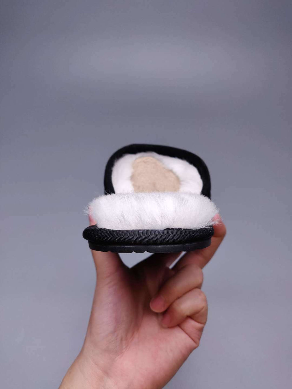 Black Big G Indoor Slippers - Style 2593