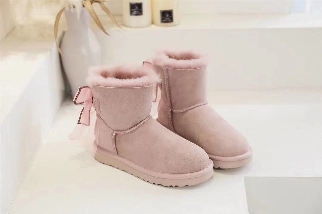 Dusk Pink Three-Way Snow Boots - Style 6503