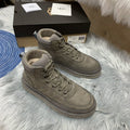 Men's Gray Lace-Up Casual Shoes - Style 2991