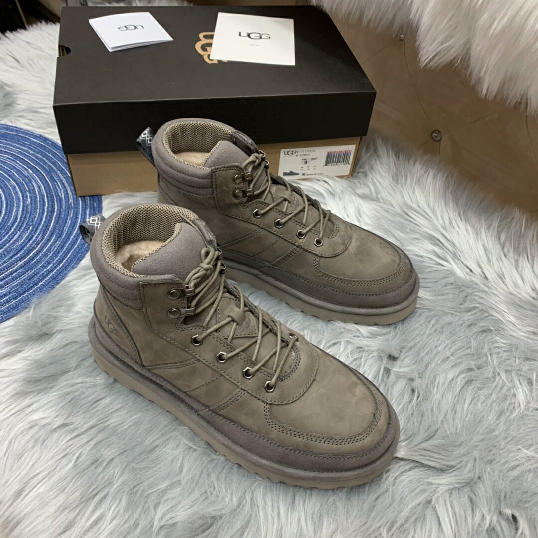 Men's Gray Lace-Up Casual Shoes - Style 2991
