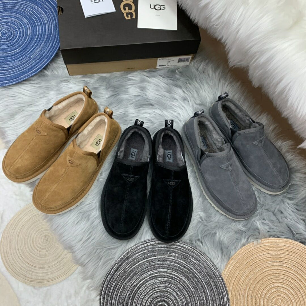 Men's Chestnut Slip-On Low-Top Casual Shoes - Style 3455