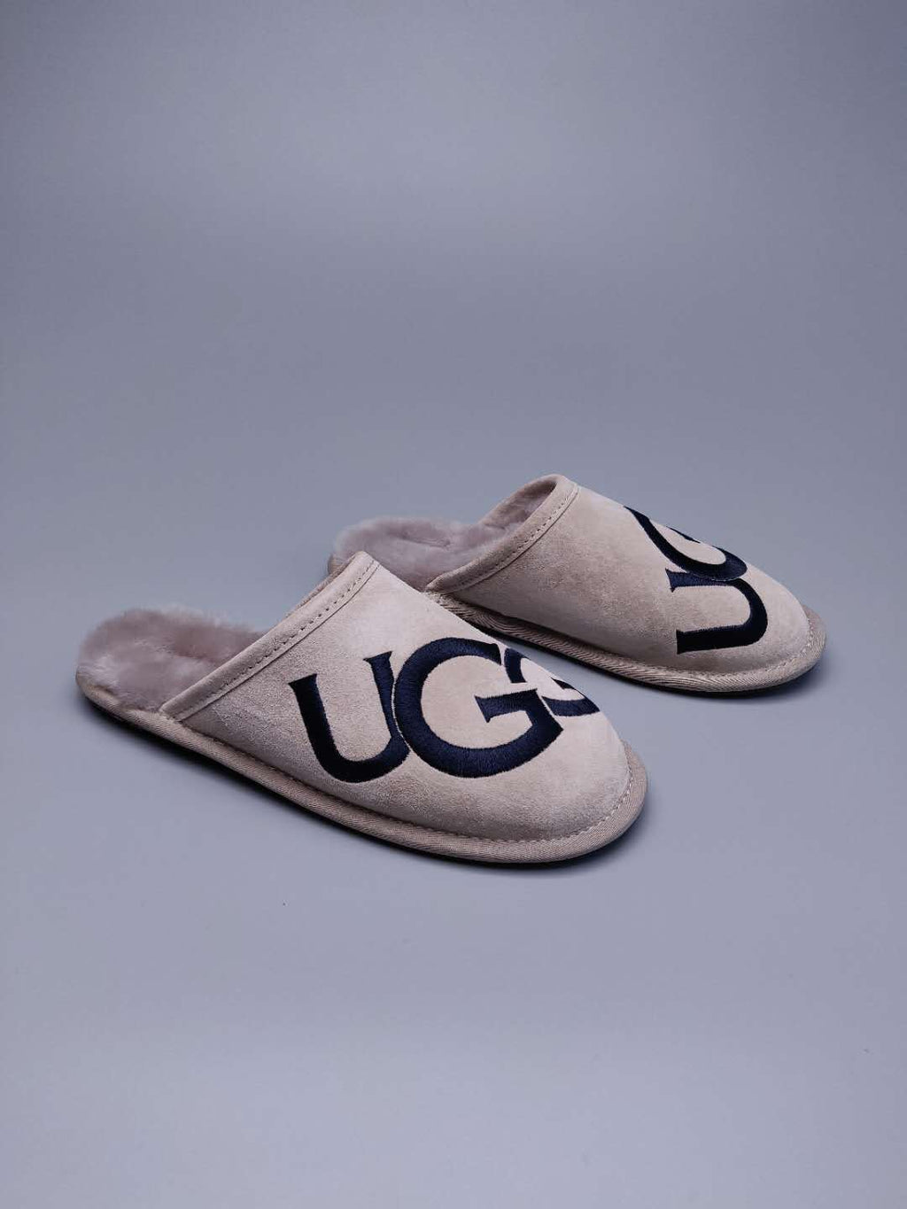 Gray Big G Indoor Slippers - Style 2593