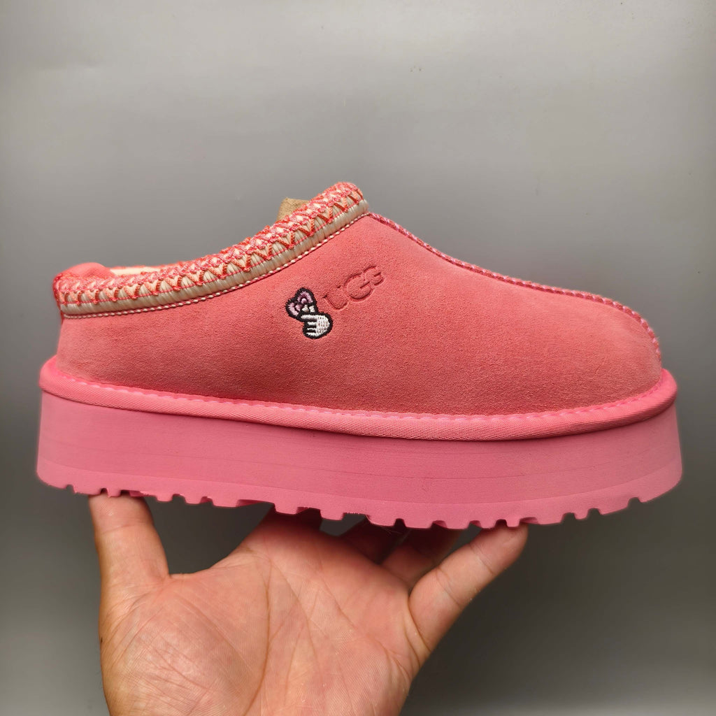 Fuchsia Boho-Inspired Platform Casual Shoes - Style 2553 / 2130