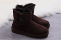 Coffee Brown W Mini Bailey Button II Boots - Style 6422