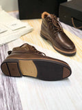 Chocolate Brown Leather Shoes | Upgraded Series