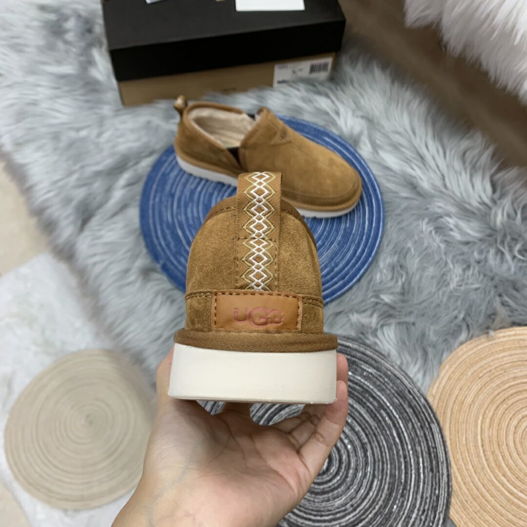 Men's Chestnut Slip-On Low-Top Casual Shoes - Style 3455