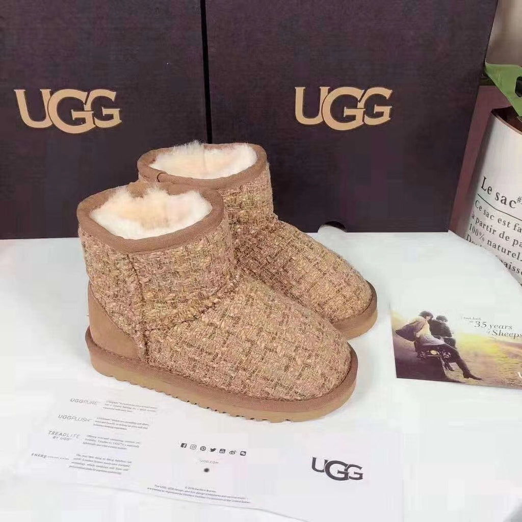Kids' Chic Chestnut Snow Boots - Style 5854