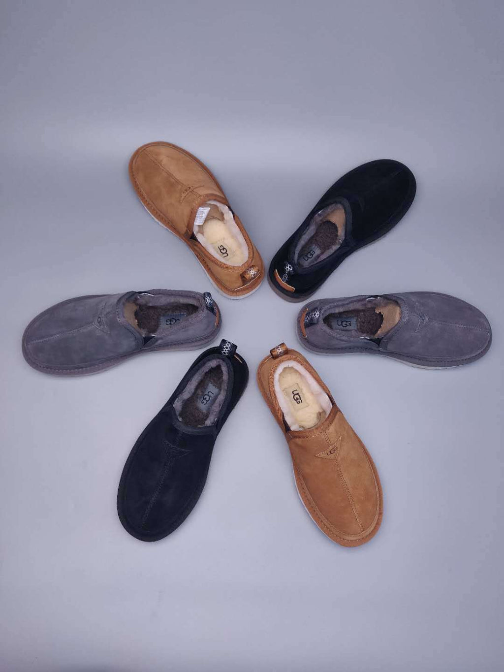 Men's Black Slip-On Low-Top Casual Shoes - Style 3455