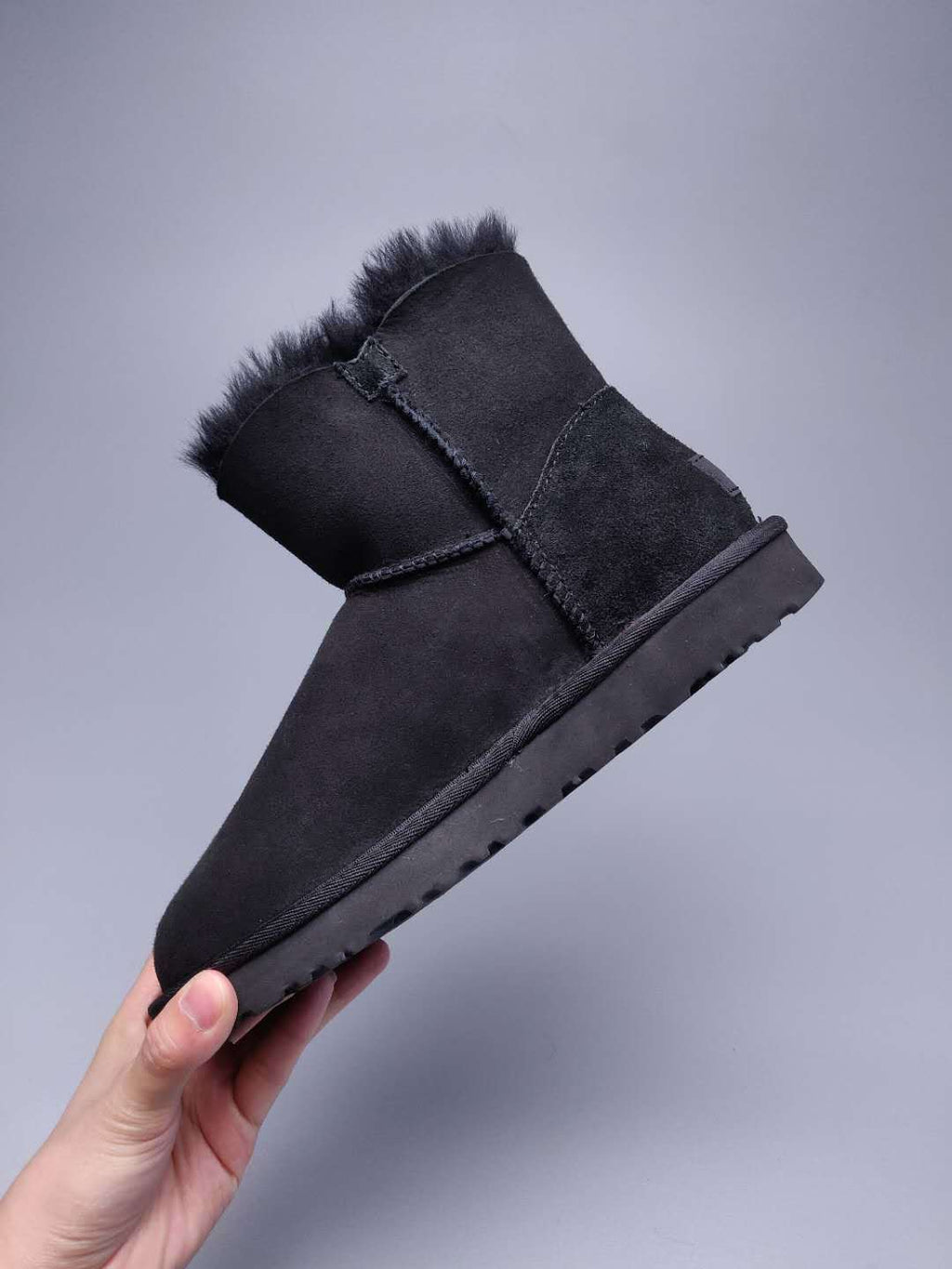 Black Side-Zip Ankle Boots - Style 2481