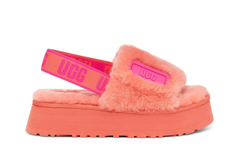 Coral Red Disco Sandals - Style 2258