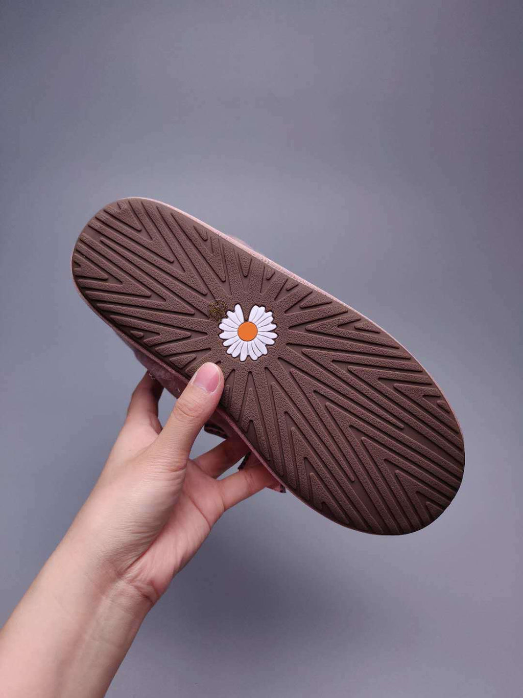 Mu Pink Daisy, Chain & Ribbon Detail Shoes - Style 7888