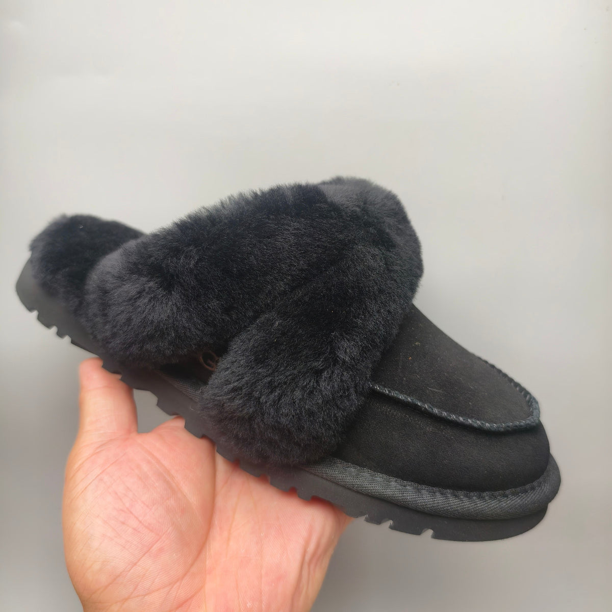 Black Casual House Slippers - Style 4571