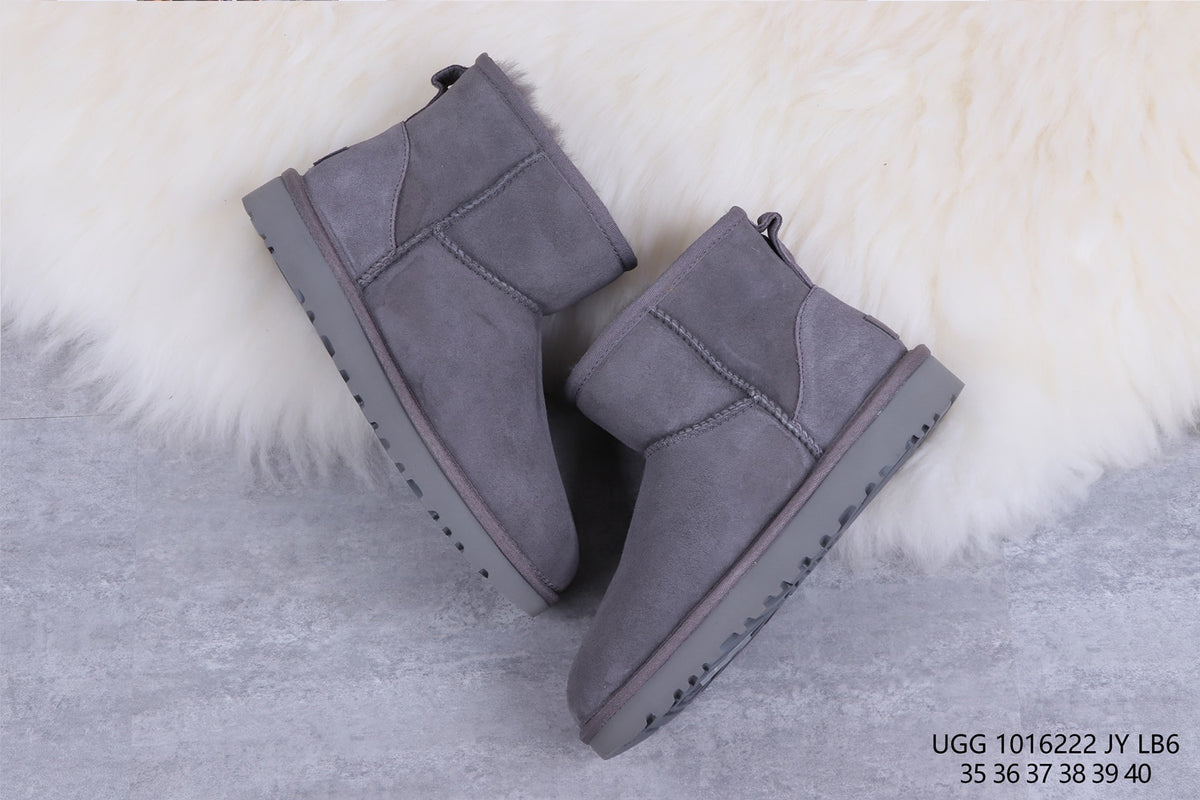 Gray Classic Mini II Short Boots - Style 6222