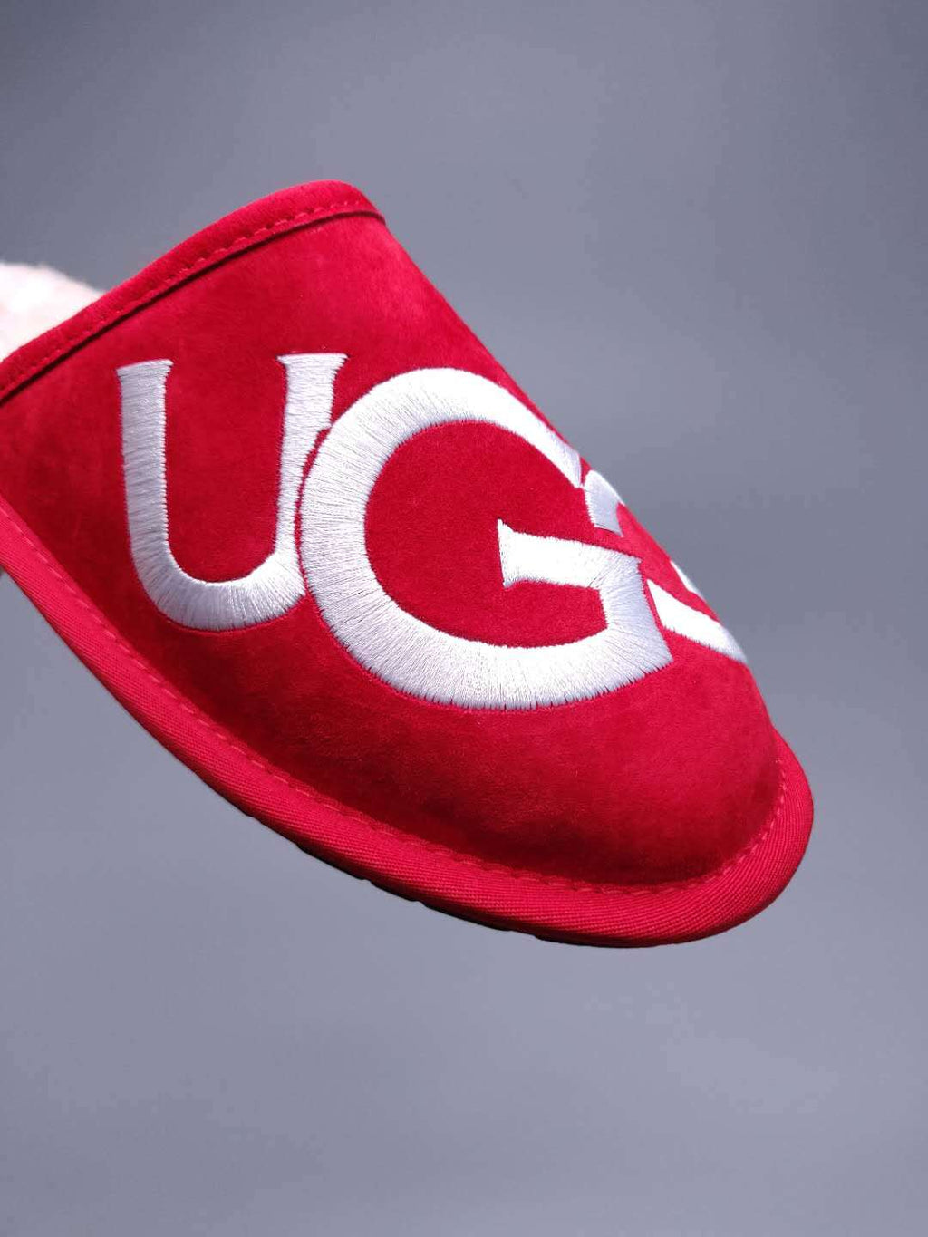 Bright Red Big G Indoor Slippers - Style 2593