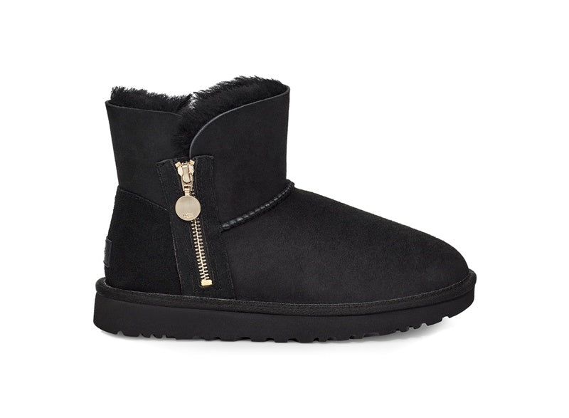 Black Side-Zip Ankle Boots - Style 2481