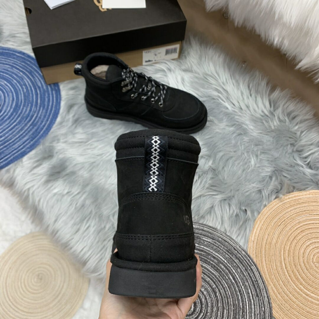 Men's Black Lace-Up Casual Shoes - Style 2991